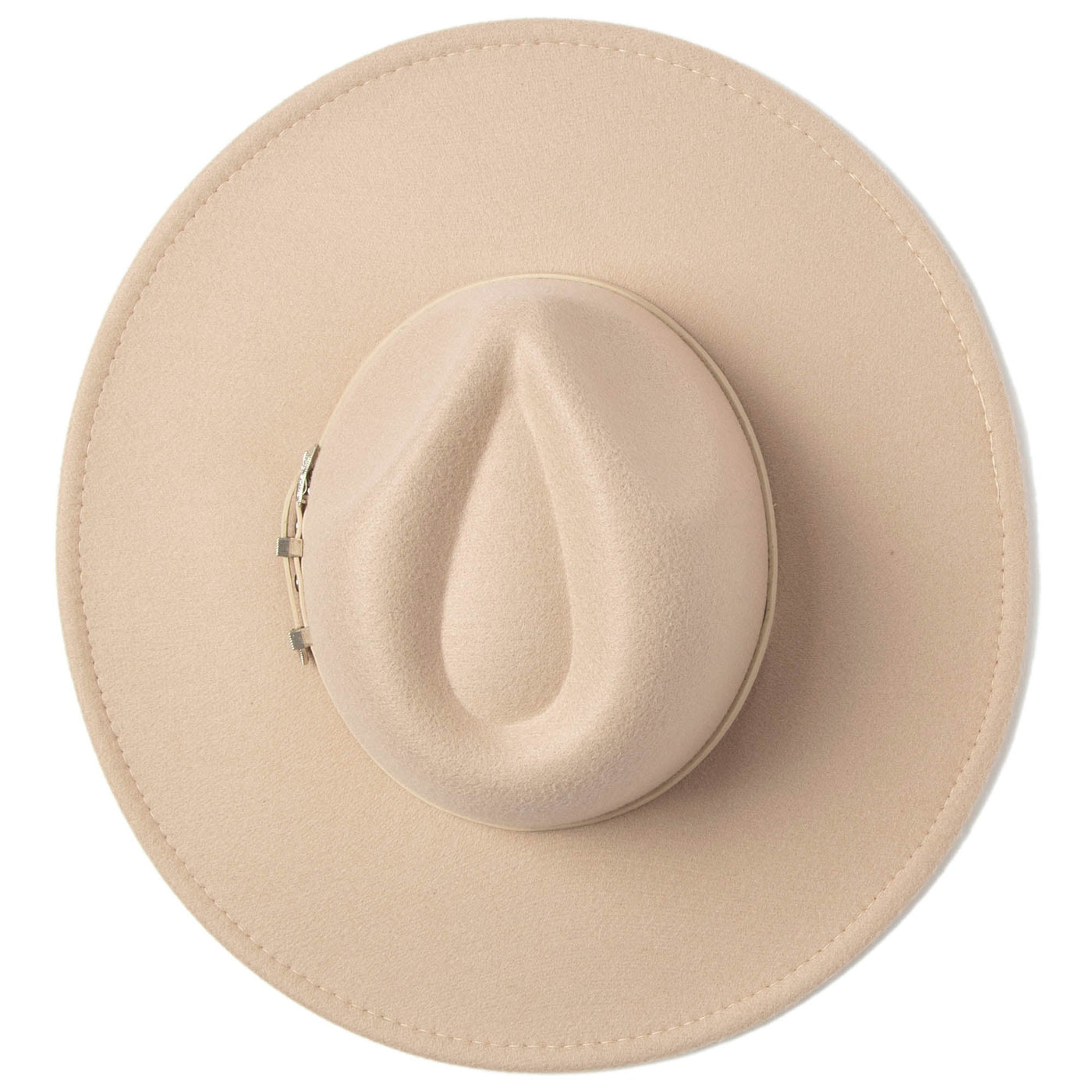 Beverly - Pinch Crown Fedora with Western Buckle-FEDORA-San Diego Hat Company