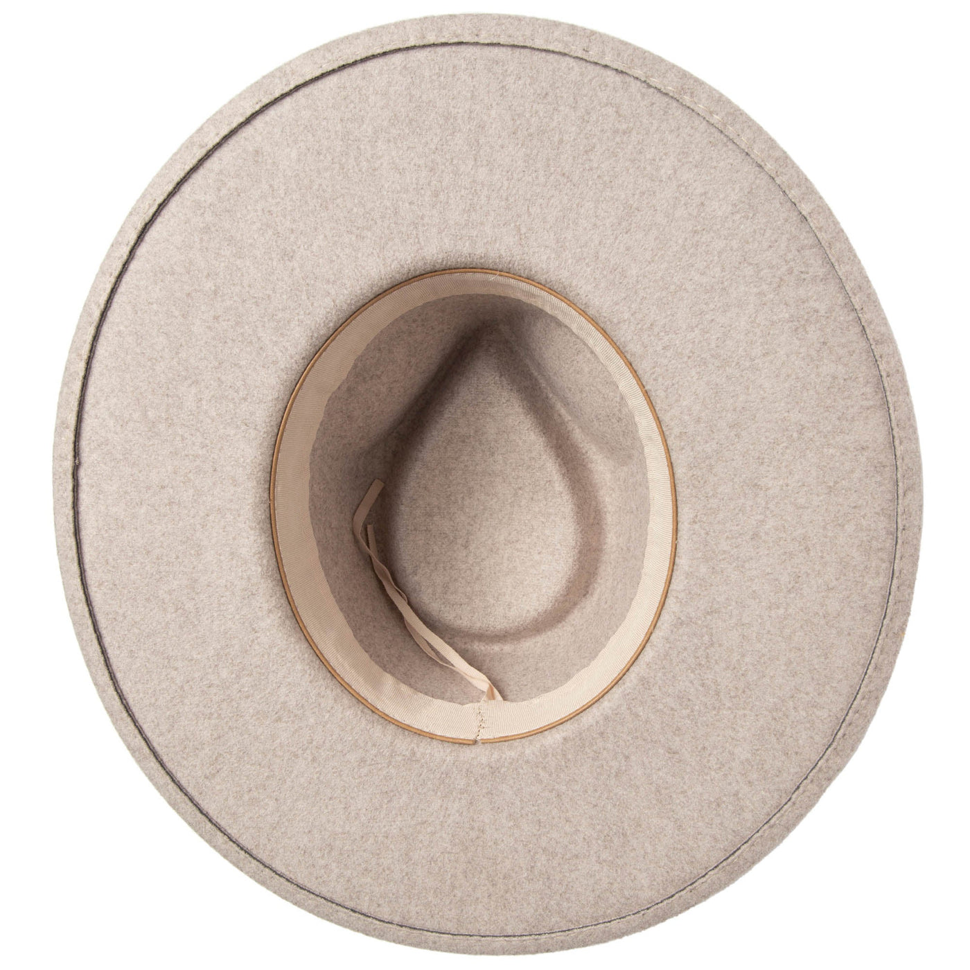 Women's Fedora with Chevron Gold Chain Trim-FEDORA-San Diego Hat Company