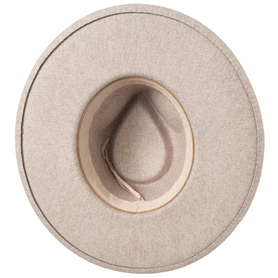Women's Fedora with Chevron Gold Chain Trim-FEDORA-San Diego Hat Company
