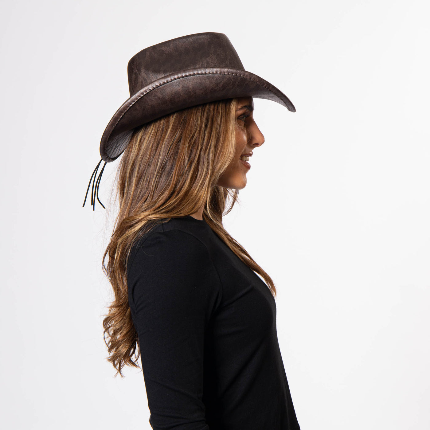 Leopard Printed Cattlemans's Crease Cowboy-COWBOY-San Diego Hat Company