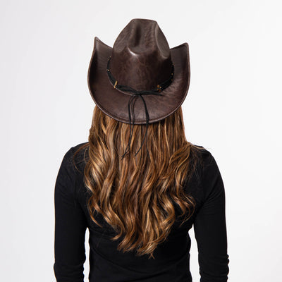 Leopard Printed Cattlemans's Crease Cowboy-COWBOY-San Diego Hat Company