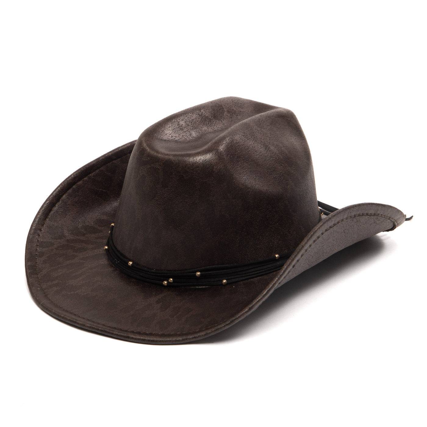 Leopard Printed Cattlemans's Crease Cowboy-COWBOY-San Diego Hat Company
