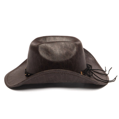 Leopard Printed Cattlemans's Crease Cowboy-COWBOY-San Diego Hat Company