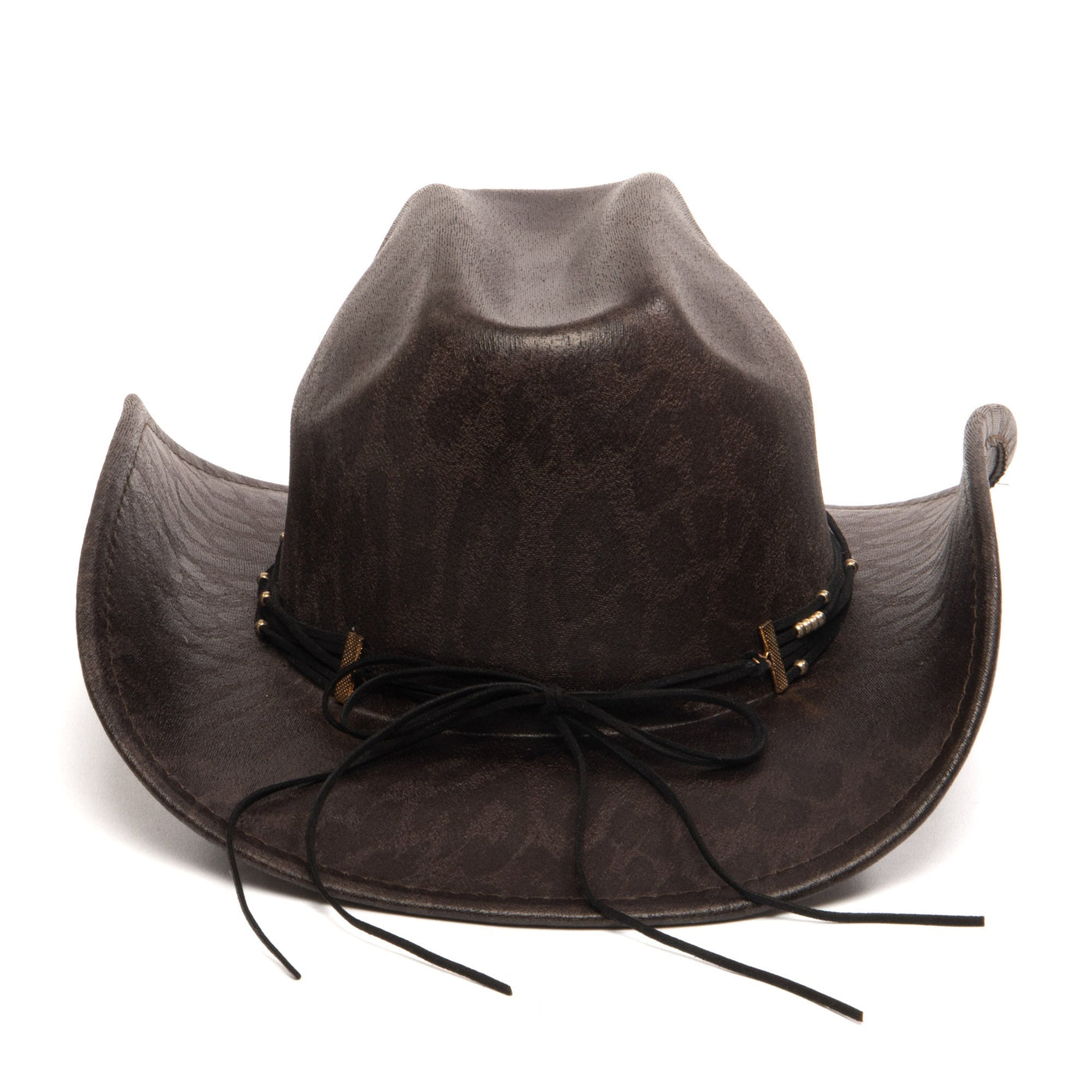 Leopard Printed Cattlemans's Crease Cowboy-COWBOY-San Diego Hat Company