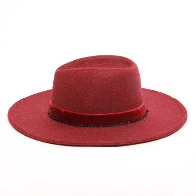 Women's Tear Drop Fedora-FEDORA-San Diego Hat Company