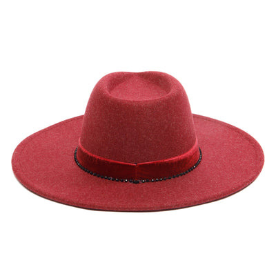 Women's Tear Drop Fedora-FEDORA-San Diego Hat Company