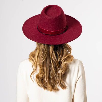 Women's Tear Drop Fedora-FEDORA-San Diego Hat Company