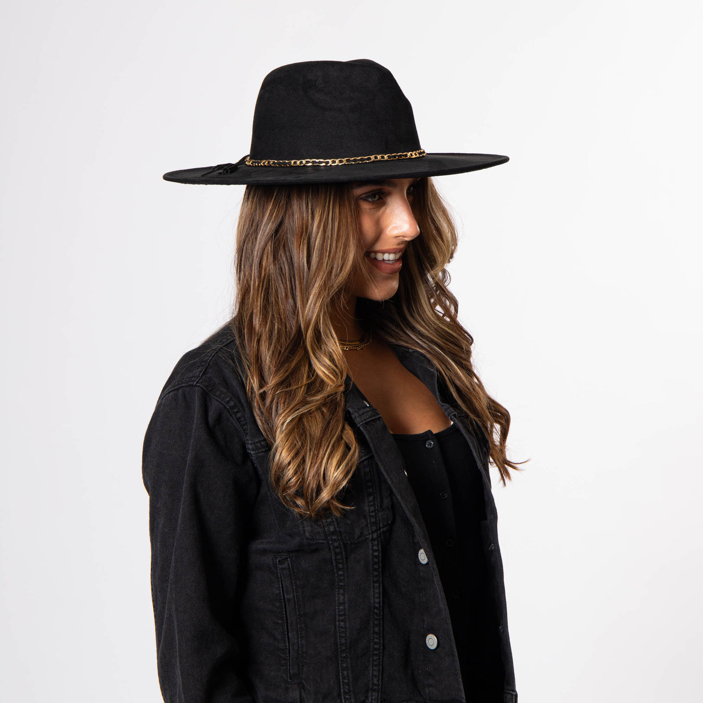 Women's Fedora with Leopard Printed Underbrim-FEDORA-San Diego Hat Company