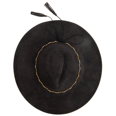 Women's Fedora with Leopard Printed Underbrim-FEDORA-San Diego Hat Company