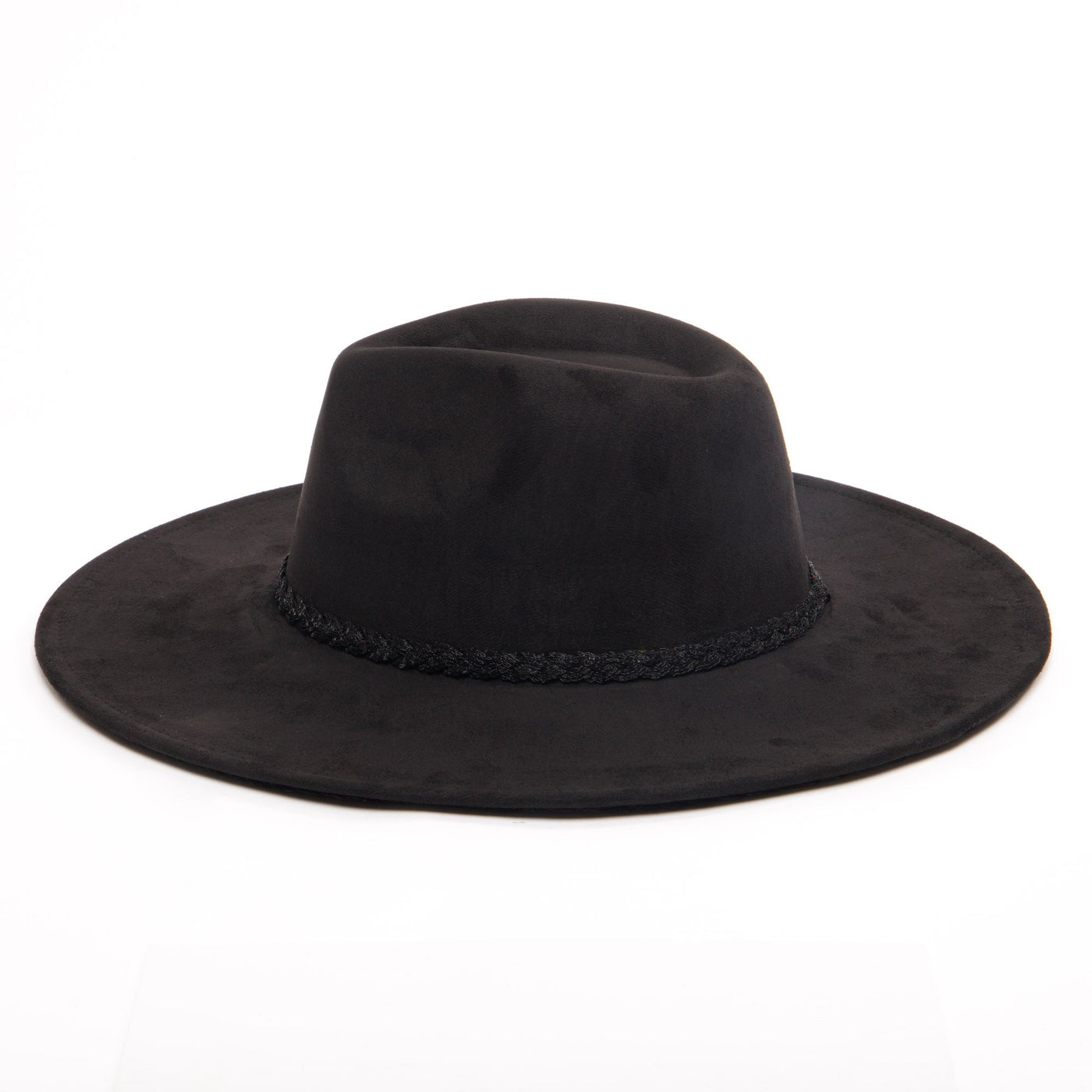 Women's Fedora with Tonal Braided Sequin Band-FEDORA-San Diego Hat Company