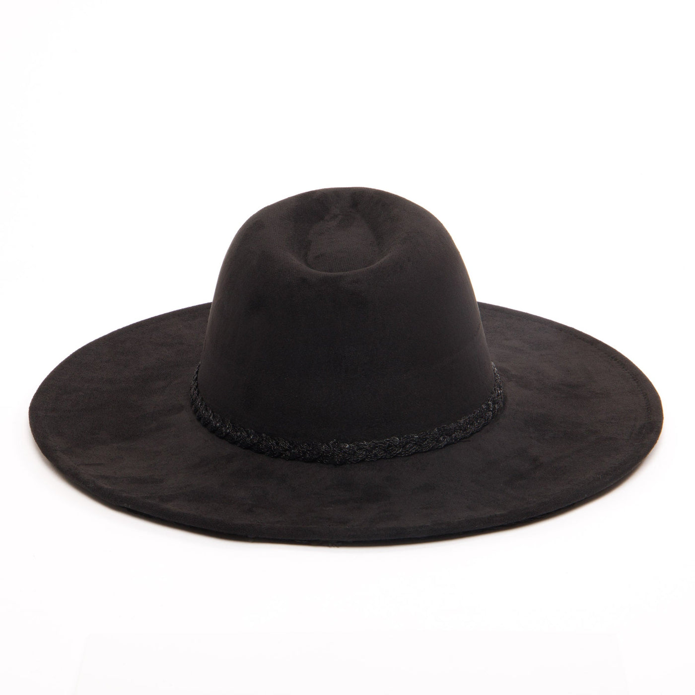 Women's Fedora with Tonal Braided Sequin Band-FEDORA-San Diego Hat Company