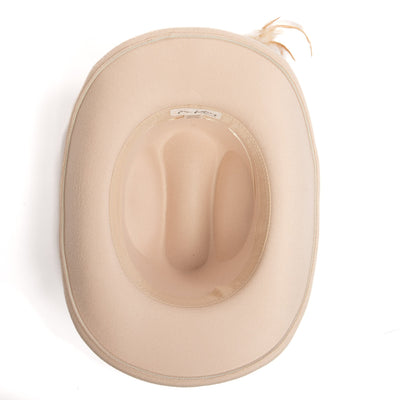 Cattleman's Crease Cowboy with Feathered Ends-COWBOY-San Diego Hat Company