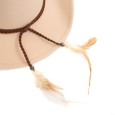 Cattleman's Crease Cowboy with Feathered Ends-COWBOY-San Diego Hat Company