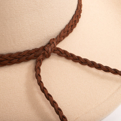 Cattleman's Crease Cowboy with Feathered Ends-COWBOY-San Diego Hat Company