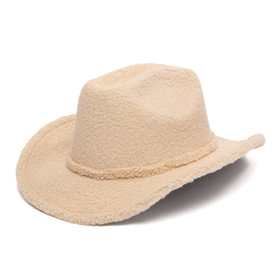Sherpa Cattleman's Crease Cowboy-COWBOY-San Diego Hat Company