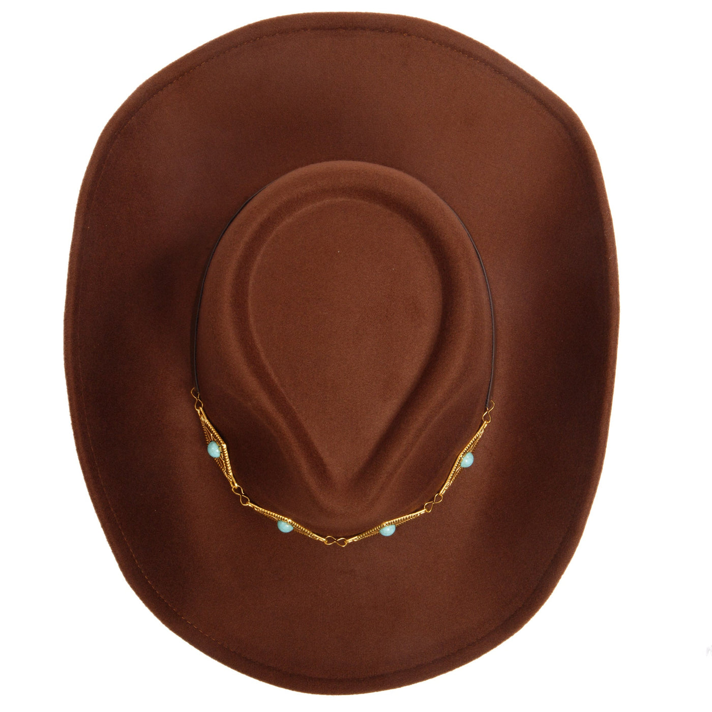 Pinch Crown Cowboy with Concho Band-COWBOY-San Diego Hat Company