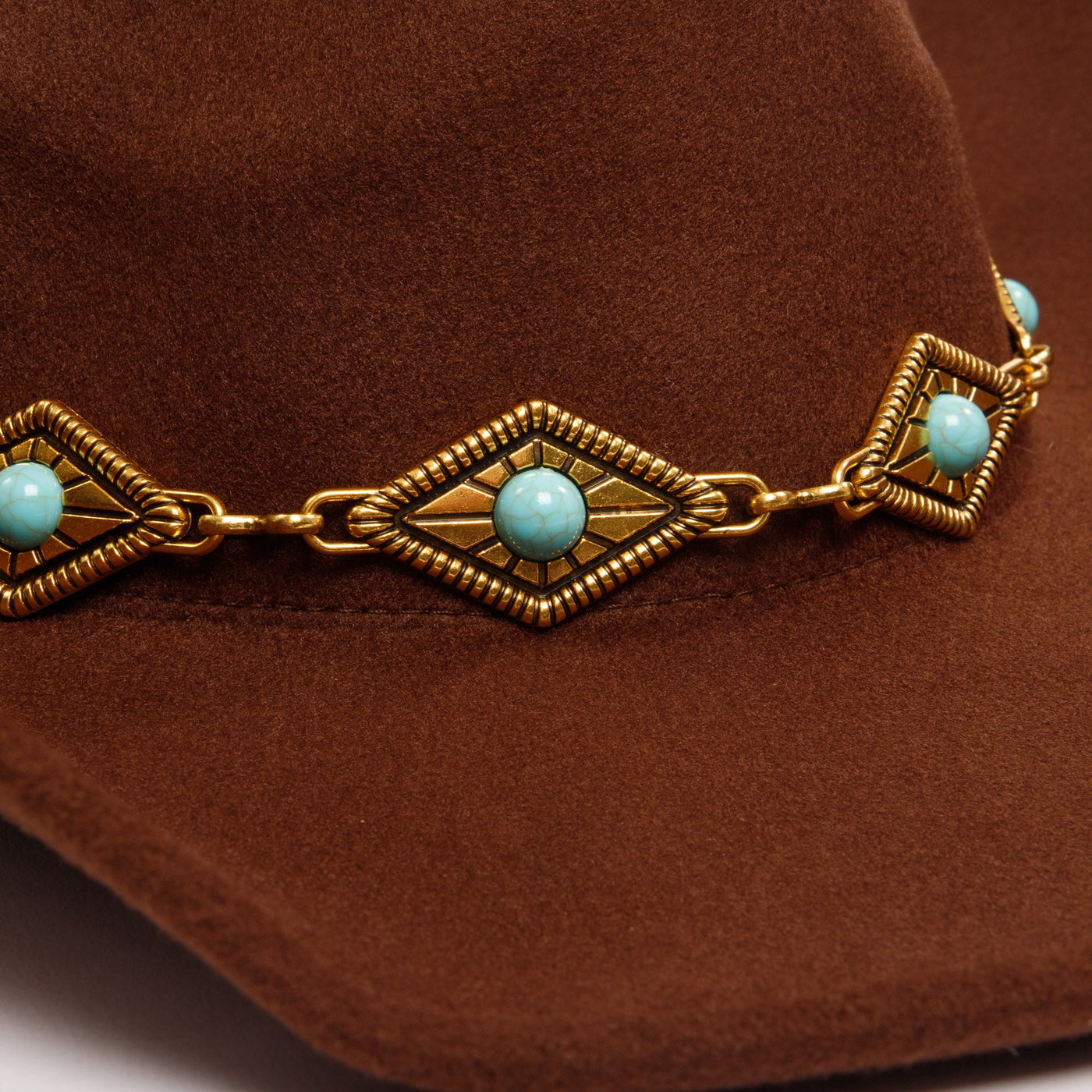 Pinch Crown Cowboy with Concho Band-COWBOY-San Diego Hat Company