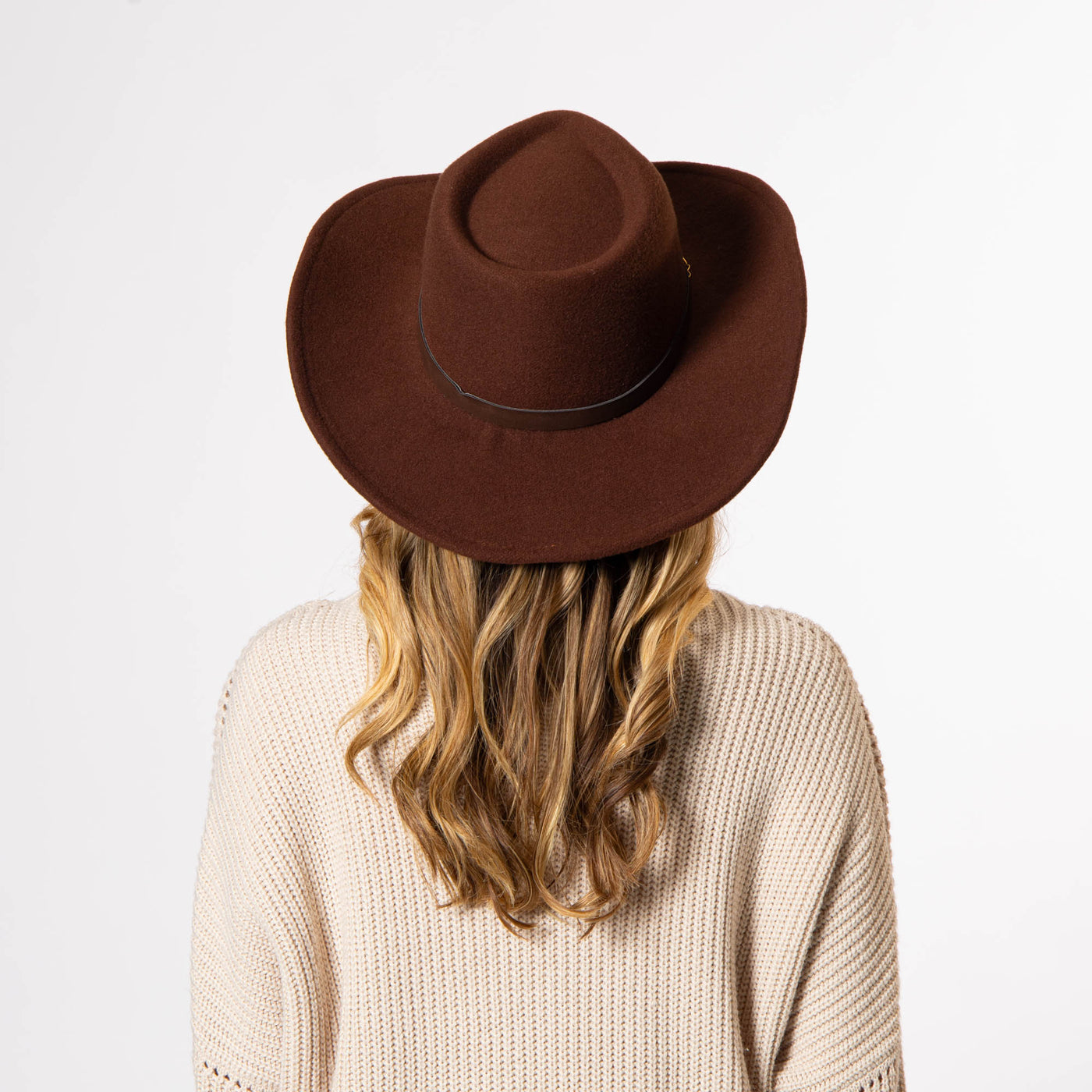 Pinch Crown Cowboy with Concho Band-COWBOY-San Diego Hat Company