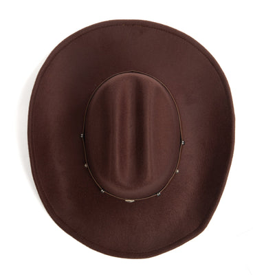 The Charlie - Men's Cattleman's Crease Cowboy Hat-COWBOY-San Diego Hat Company