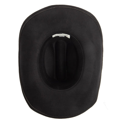 Men's Cattleman's Crease Faux Felt Cowboy Hat-COWBOY-San Diego Hat Company