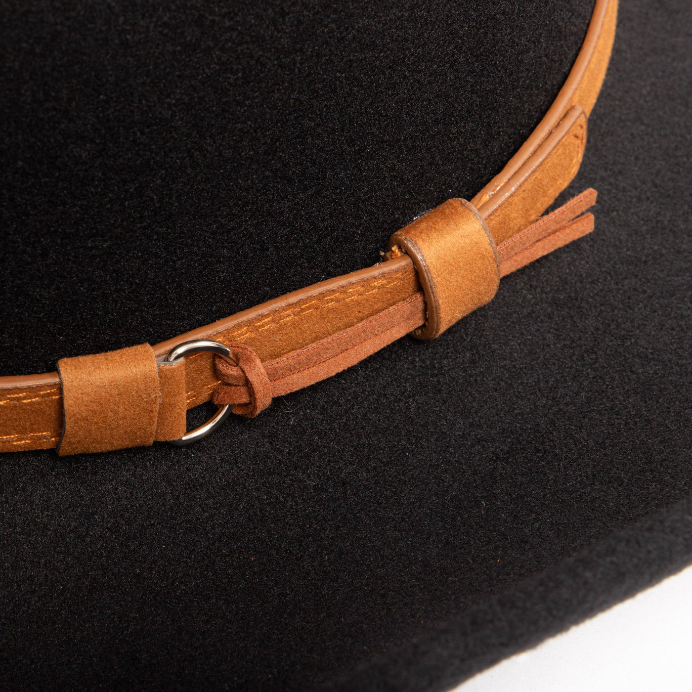 Men's Cattleman's Crease Faux Felt Cowboy Hat-COWBOY-San Diego Hat Company