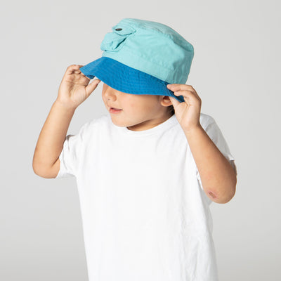 BUCKET - Kids Color Block Bucket Hat