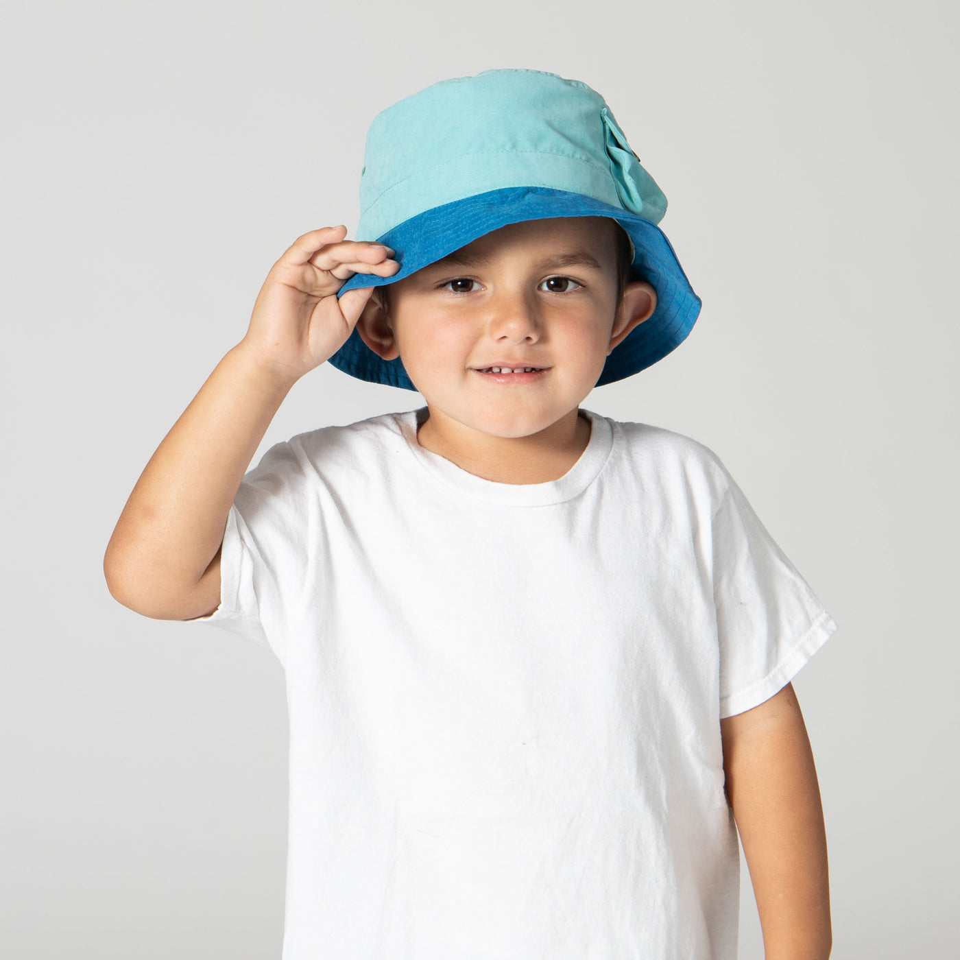 BUCKET - Kids Color Block Bucket Hat