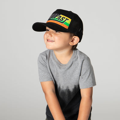 CAP - Kids "Superfast" Cut & Sew Cotton & Mesh Trucker