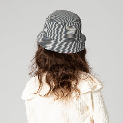 BUCKET - Kid's Reversible Striped Jersey/Cordury Bucket
