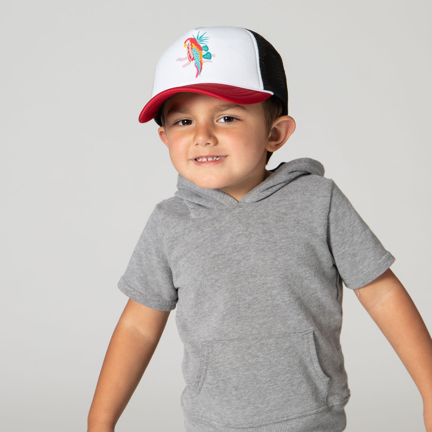 Trucker - 3-7 Year Kid Parrot Trucker Cap