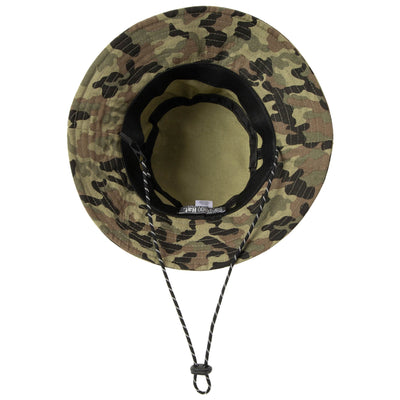 BUCKET - Cut And Sew Kids Camo Bucket Hat