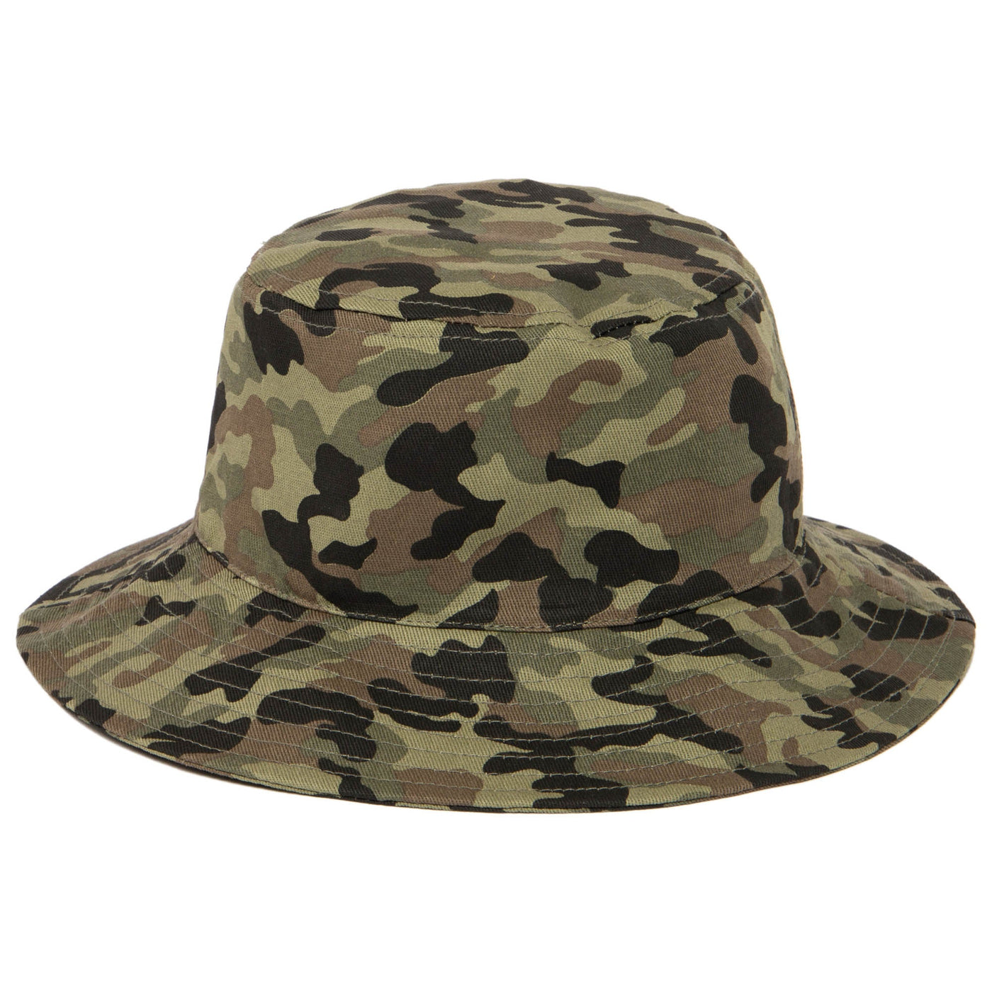 BUCKET - Cut And Sew Kids Camo Bucket Hat