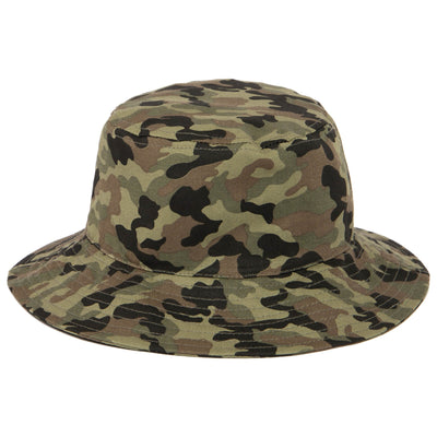 BUCKET - Cut And Sew Kids Camo Bucket Hat