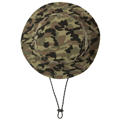 BUCKET - Cut And Sew Kids Camo Bucket Hat