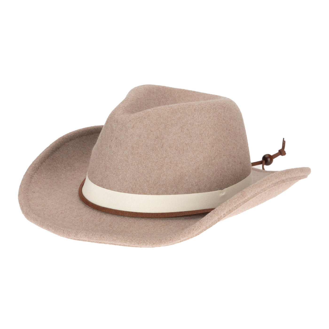 COWBOY - Faux Felt Cowboy With Grosgrain Band