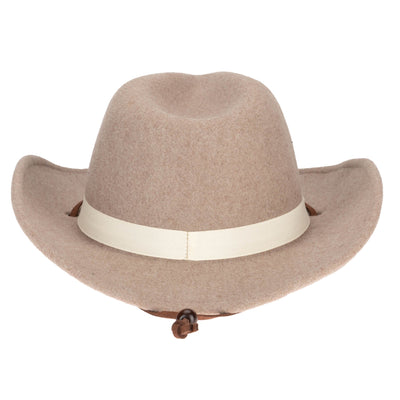 COWBOY - Faux Felt Cowboy With Grosgrain Band