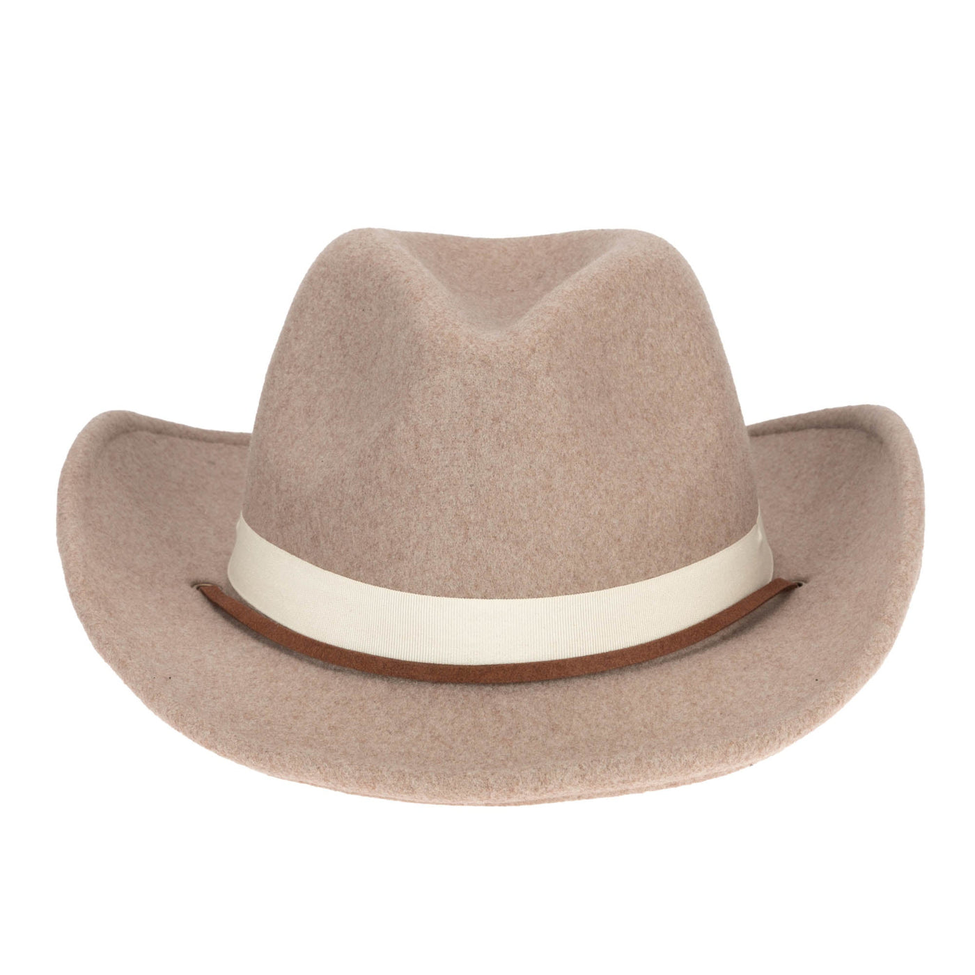 COWBOY - Faux Felt Cowboy With Grosgrain Band