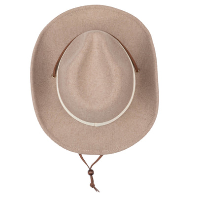 COWBOY - Faux Felt Cowboy With Grosgrain Band