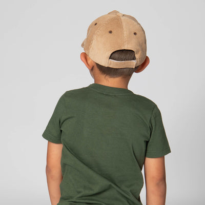 BASEBALL CAP - Corduroy Cap With Woven ‘Adventure Bugs Patch