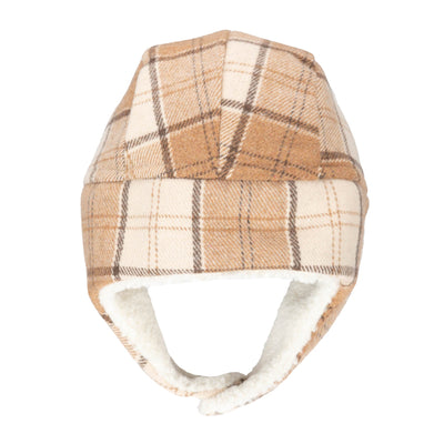 TRAPPER - Kids Plaid Trapper With Sherpa Brim