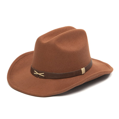 Nino - Kids Cattleman's Crease Cowboy with Contrast X Stitching-COWBOY-San Diego Hat Company
