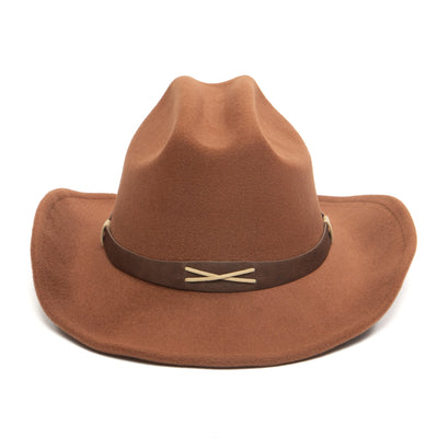 Nino - Kids Cattleman's Crease Cowboy with Contrast X Stitching-COWBOY-San Diego Hat Company