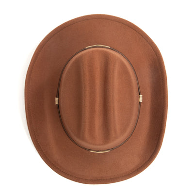 Nino - Kids Cattleman's Crease Cowboy with Contrast X Stitching-COWBOY-San Diego Hat Company