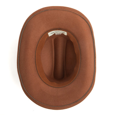 Nino - Kids Cattleman's Crease Cowboy with Contrast X Stitching-COWBOY-San Diego Hat Company