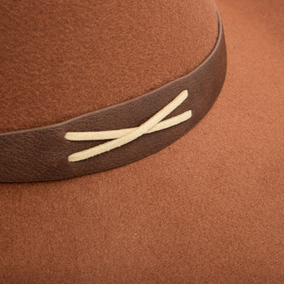 Nino - Kids Cattleman's Crease Cowboy with Contrast X Stitching-COWBOY-San Diego Hat Company