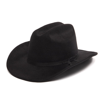 Kids Cattleman's Crease Cowboy with Tonal Grosgrain Band-COWBOY-San Diego Hat Company