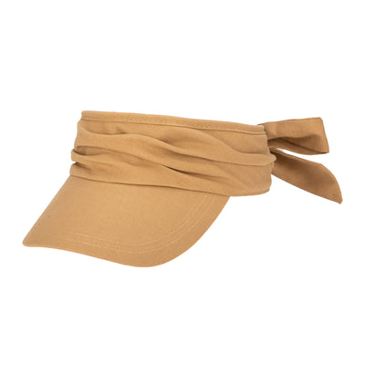 VISOR - San Gorgonio - Cut And Sew Visor With Ribbon Tie