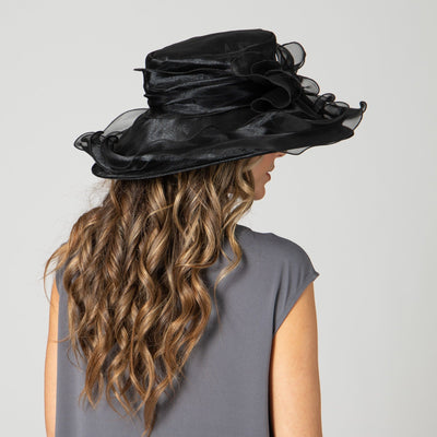 DRESS - Womens Organza Bow Hat