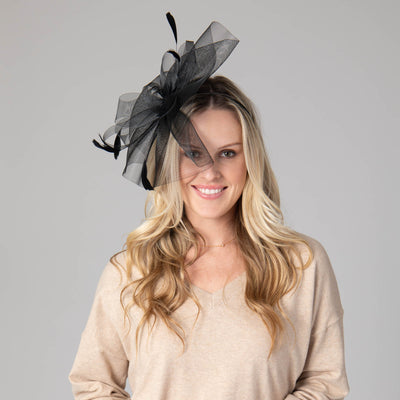 Women's Organza Fascinator Headband-DRESS-San Diego Hat Company