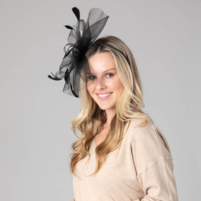 Women's Organza Fascinator Headband-DRESS-San Diego Hat Company